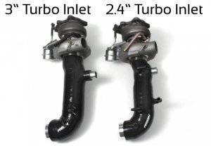 Subaru WRX Turbo Inlet Hose - Perrin Performance - 3in (For Aftermarket Turbos Only) - Black - `02-`07